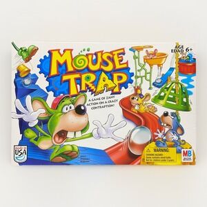 Vintage 2005 Mouse Trap Board Game Complete MB Hasbro Classic Kids Game Made USA